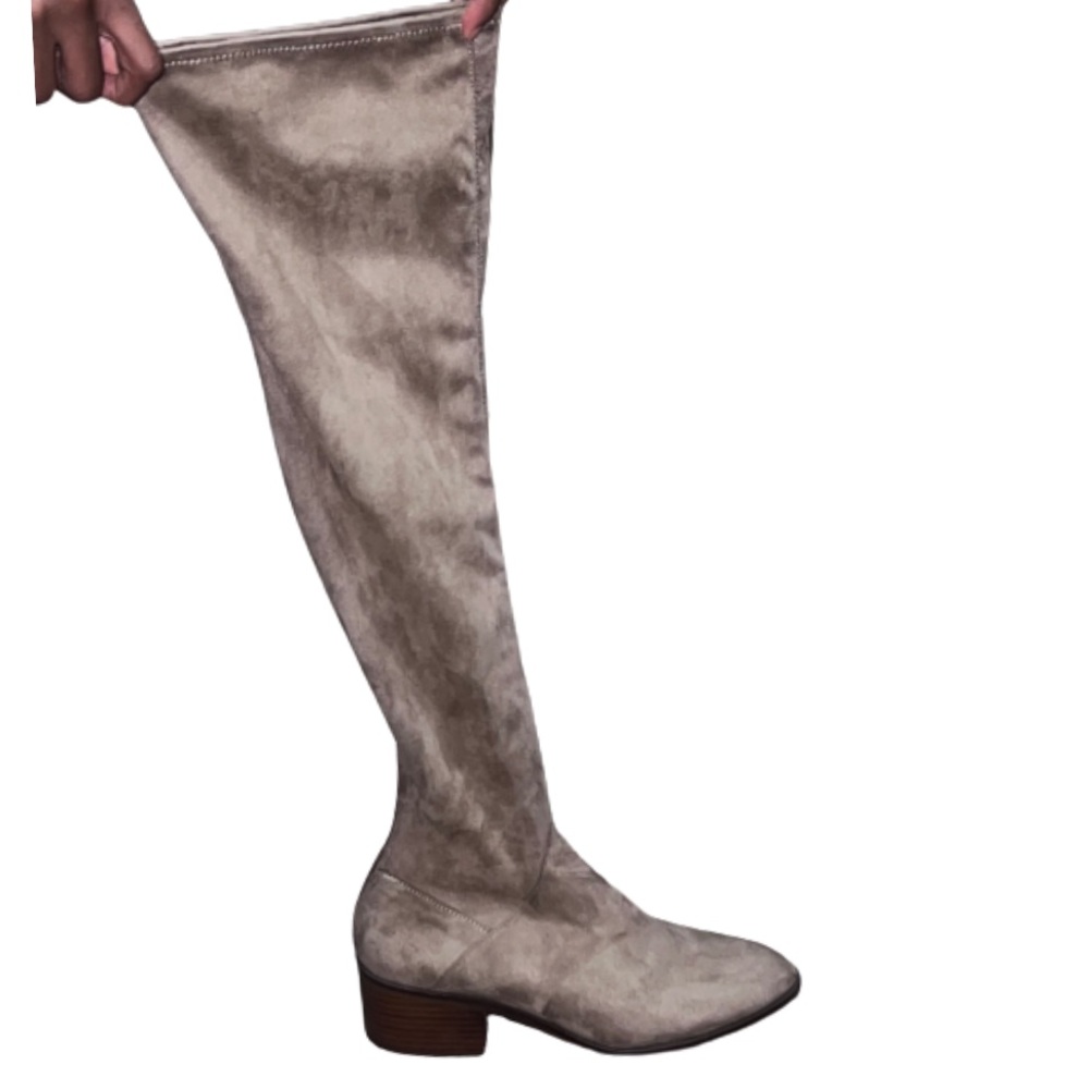 Steve Madden Garen Over the Knee Boots size 9 (Taupe)